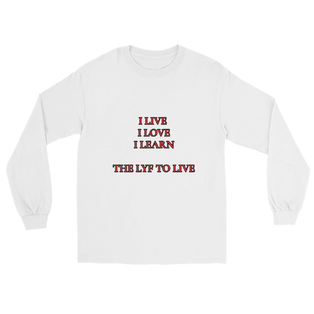 MODEL LOVE TO LIVE, ROXSTAR OF EVERLASTING LEARNIN' PATH, THIS IS THE LIFE TO LIVE, LONG SLEEVE, BLACK, PINK, RED, NAVY BLUE, BLUE, RED LETTERS OF MODELUVIN DESIGNING B&R