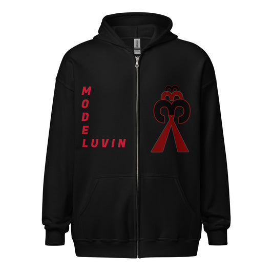 Lucky x3 MODELUVIN 333 - to the power of 3 - luv of repetition & the meaning of #, lucky number hoodie. Wear this for rocking luck. Get unstuck