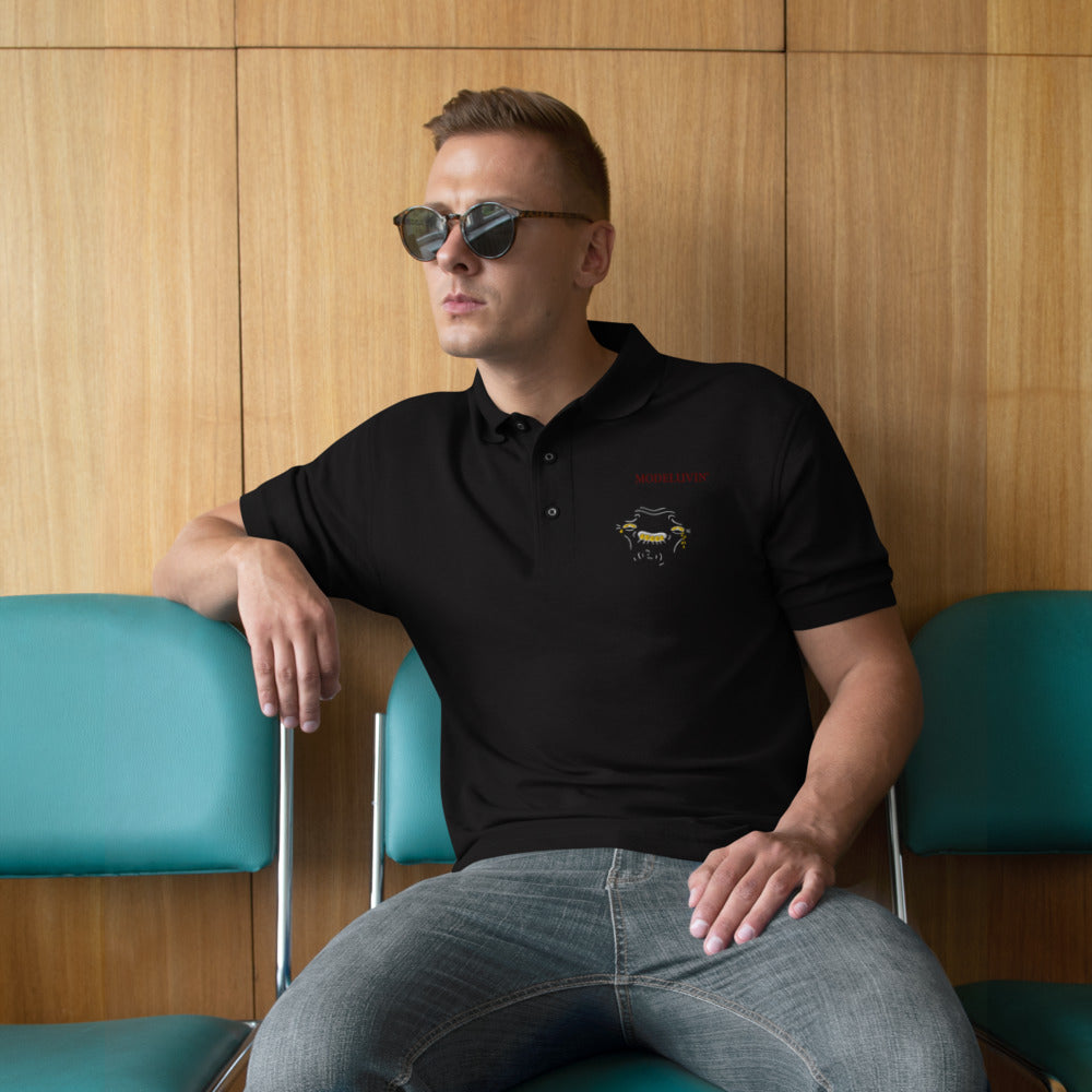 Unisexy Premium White Dead Tech Modeluvin' Polo