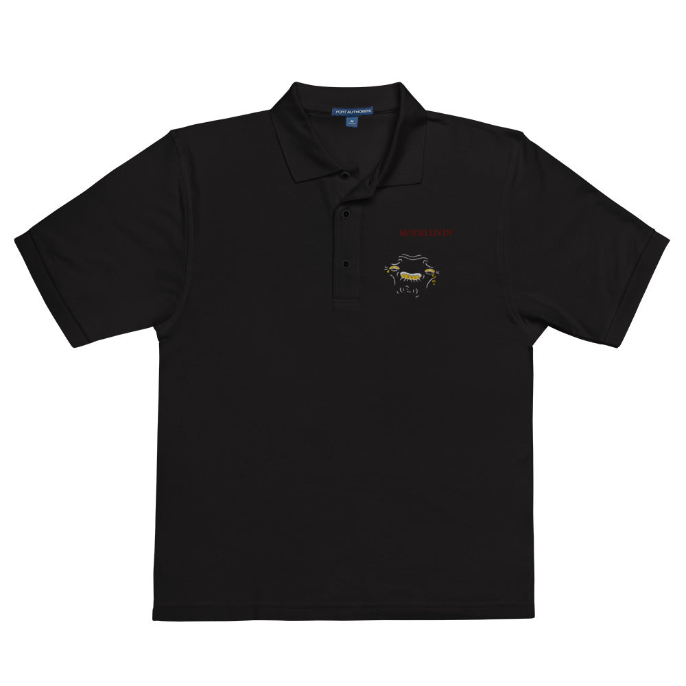 Unisexy Premium White Dead Tech Modeluvin' Polo