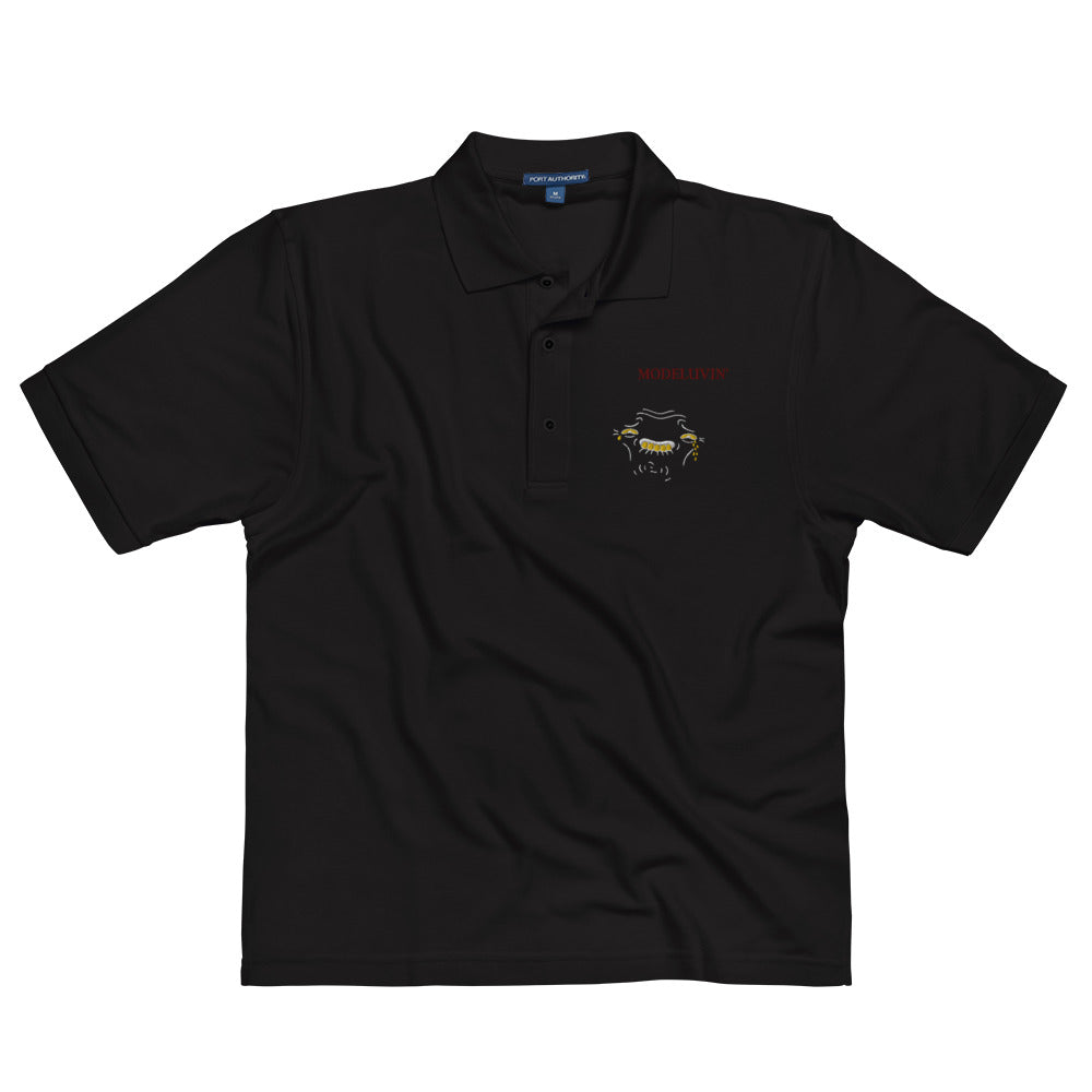 Unisexy Premium White Dead Tech Modeluvin' Polo