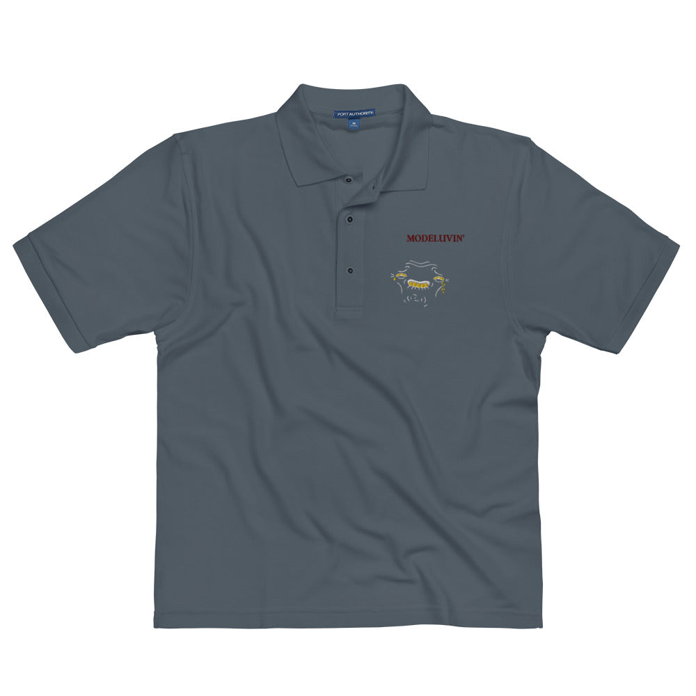 Unisexy Premium White Dead Tech Modeluvin' Polo