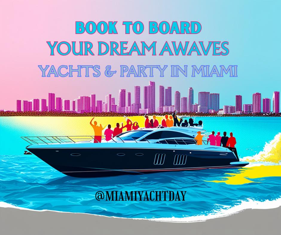 A modeluvin production event in miami waters with yachts for you to pick. Check them out