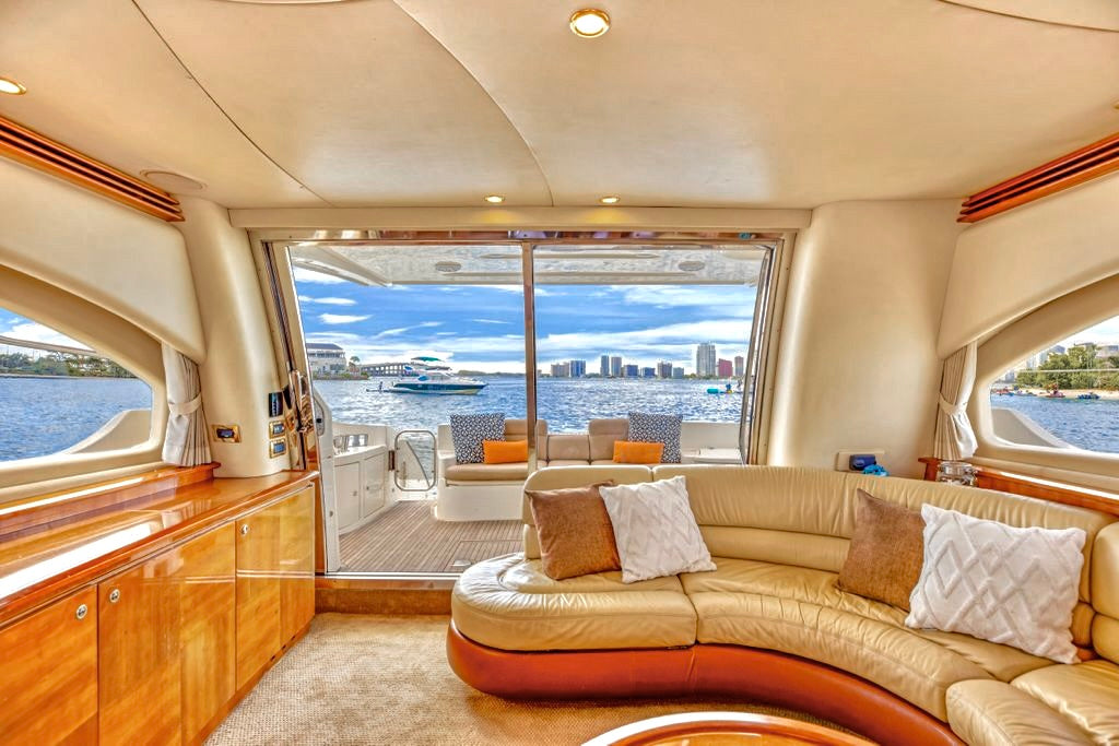 Azimut 57 ft Yacht Rental | Miami Yacht Day for 13 Guests | Luxury Boat Party Event Venue