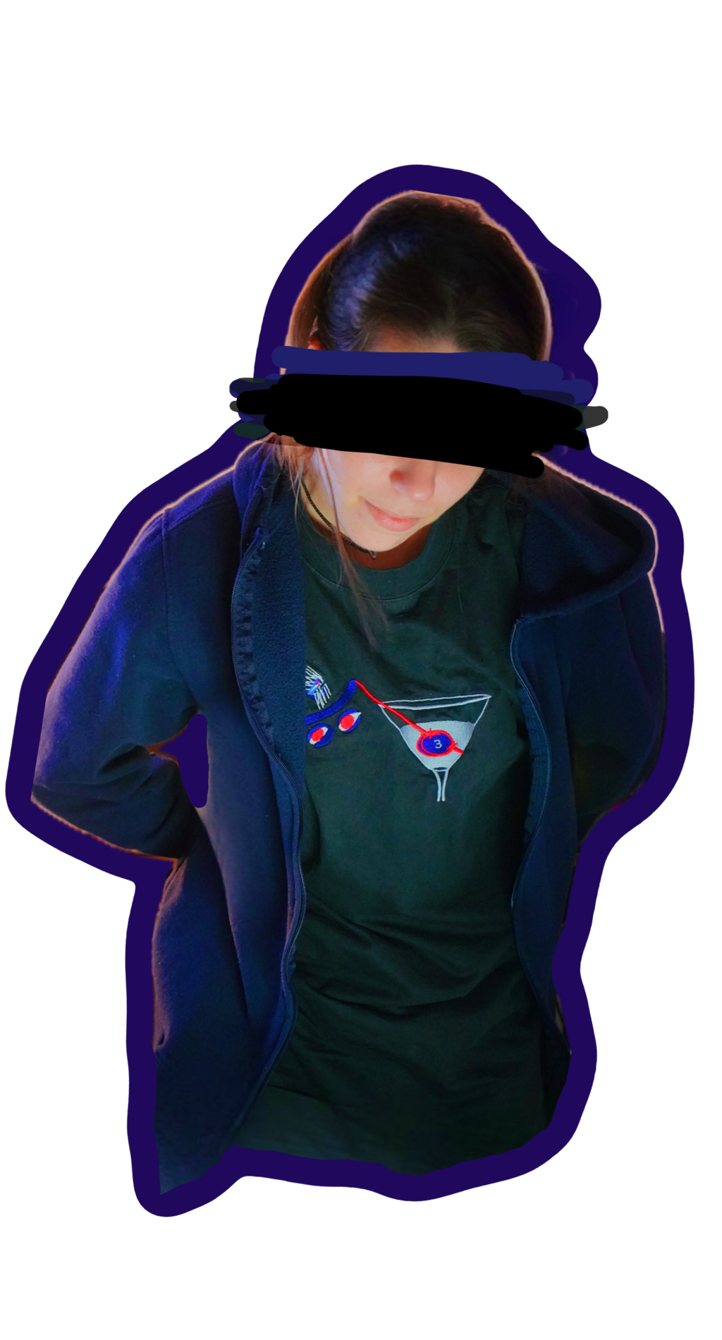 Oversized drink for a oversized faded t-shirt