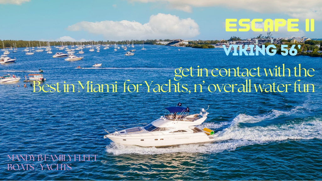 ESCAPE II 47' READY FOR YOU TO BOOK WITH ME MANDY B @MIAMIYACHTDAY BOOK A BOAT WITH AMANDA BUSTAMANTE MODELUVIN EVENT VENUES EASY TO BOOK VARIETY OF STYLES SELECTIONS