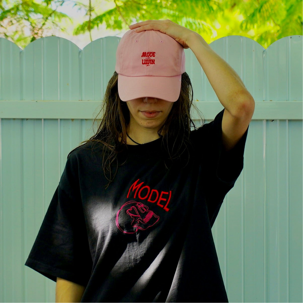 A classy T-shirt that says you’re the supermodel of your own life by labeling you model model spelled out on the shirt