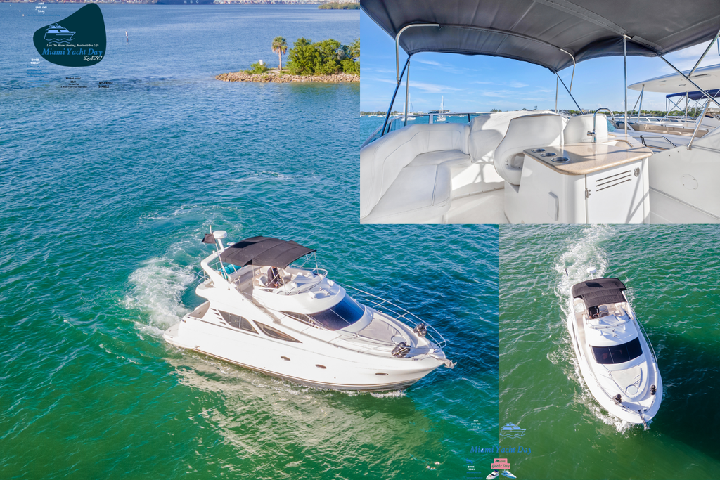 escape 48' yacht of amanda bustamante's miami yacht day - for you to book for your active in miami yacht day