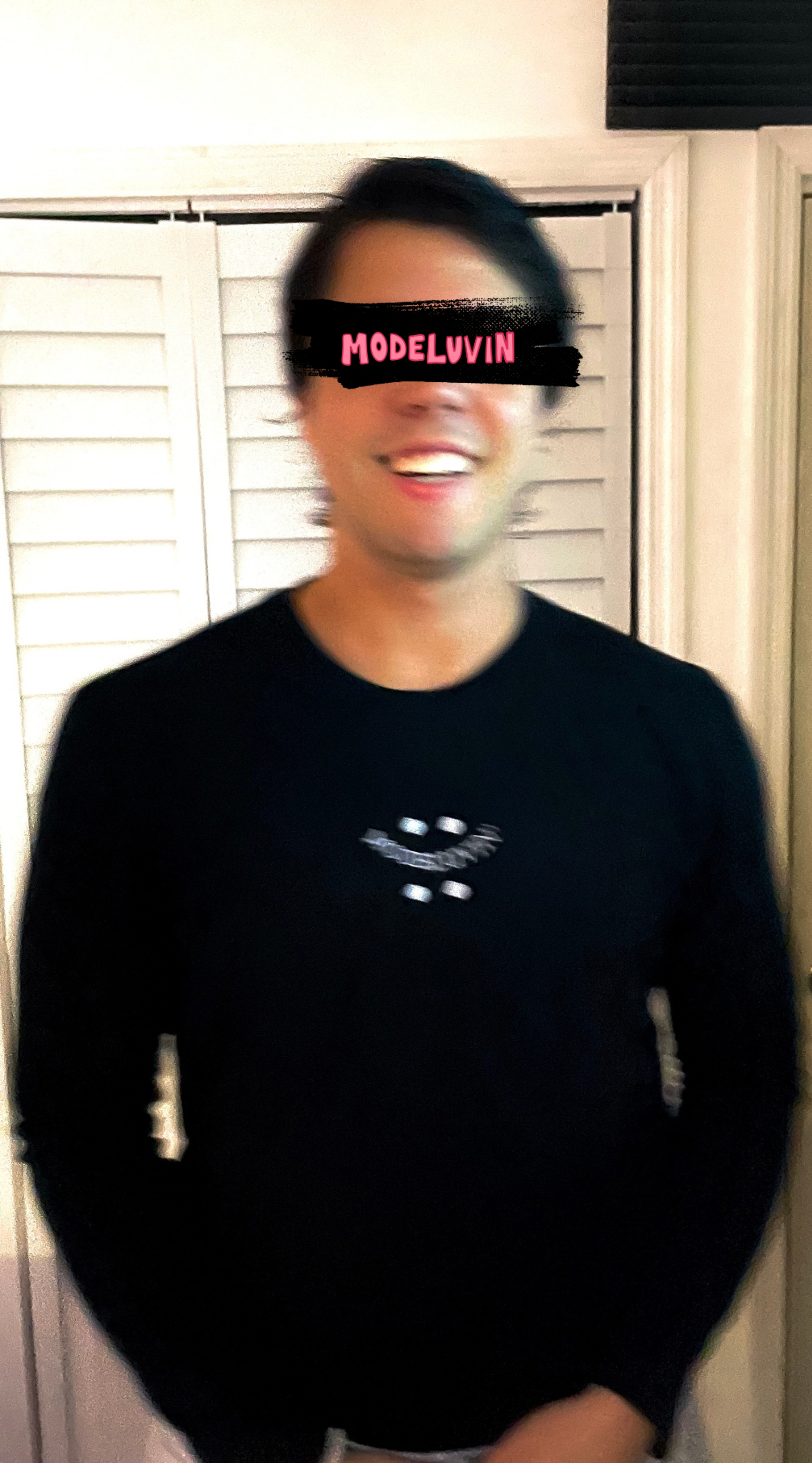Original Design of Smirk or Frown, You dont have to choose right Now, MODELUVIN  Motivational, Mood Spiking Community, Models everywhere. A long sleeve, variety of colors shirt, Unisex, Eco friendly, SZN/1 only up from here