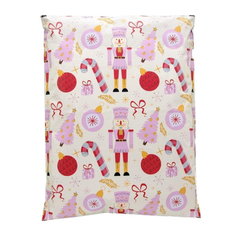 Nutcracker Poly Mailers Size 14.5x19 Christmas Shipping Bags