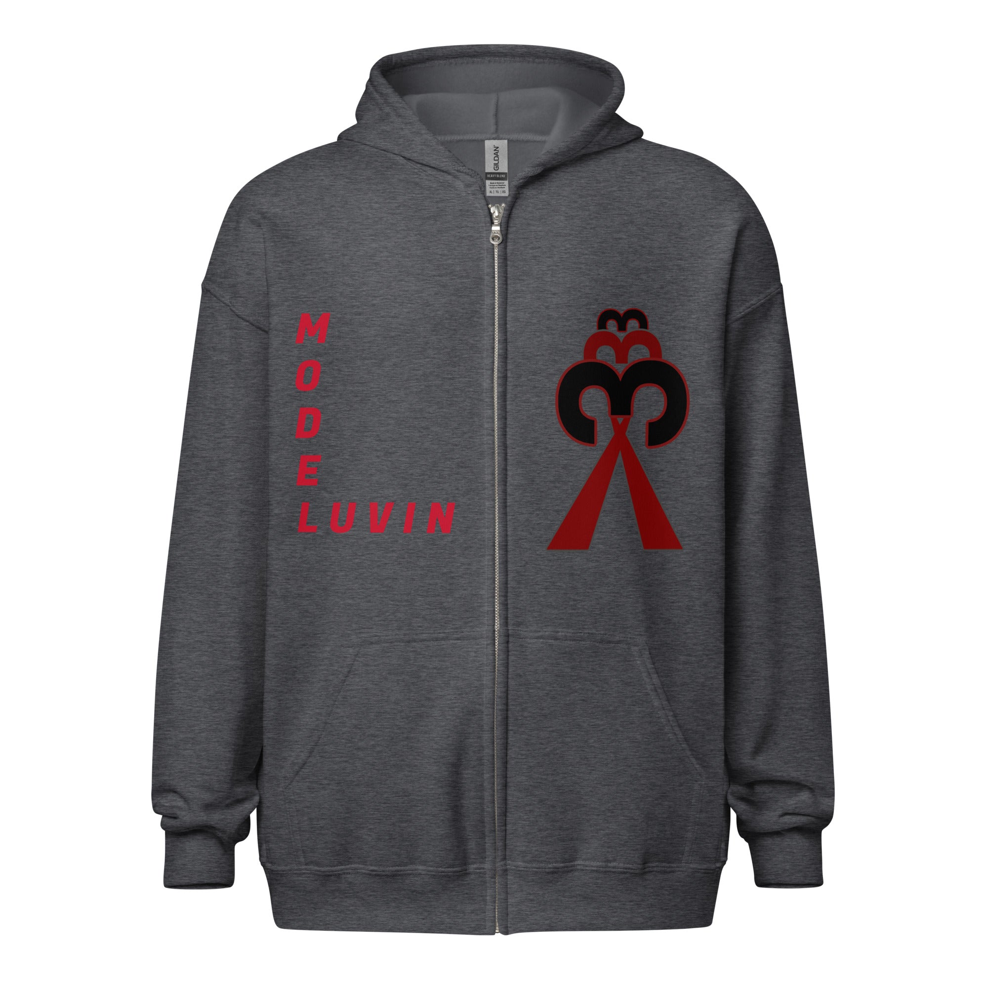 Lucky x3 MODELUVIN 333 - to the power of 3 - luv of repetition & the meaning of #, lucky number hoodie. Wear this for rocking luck. Get unstuck