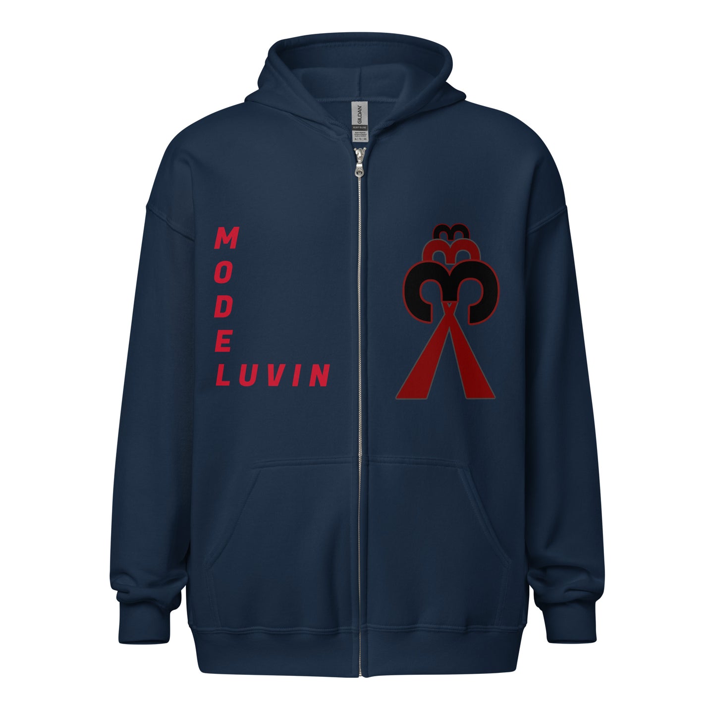 Lucky x3 MODELUVIN 333 - to the power of 3 - luv of repetition & the meaning of #, lucky number hoodie. Wear this for rocking luck. Get unstuck