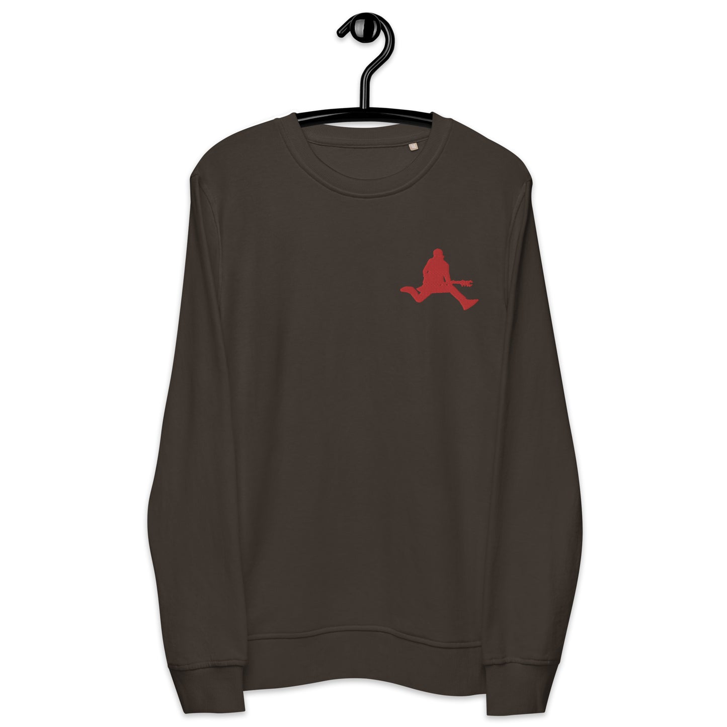 Very Simple Rock star Long Sleeve Modeluvin Simple design of a Rock n Rolline Guitar kick - Black and Red Revelations Season 1 MDLVN END OF YEAR