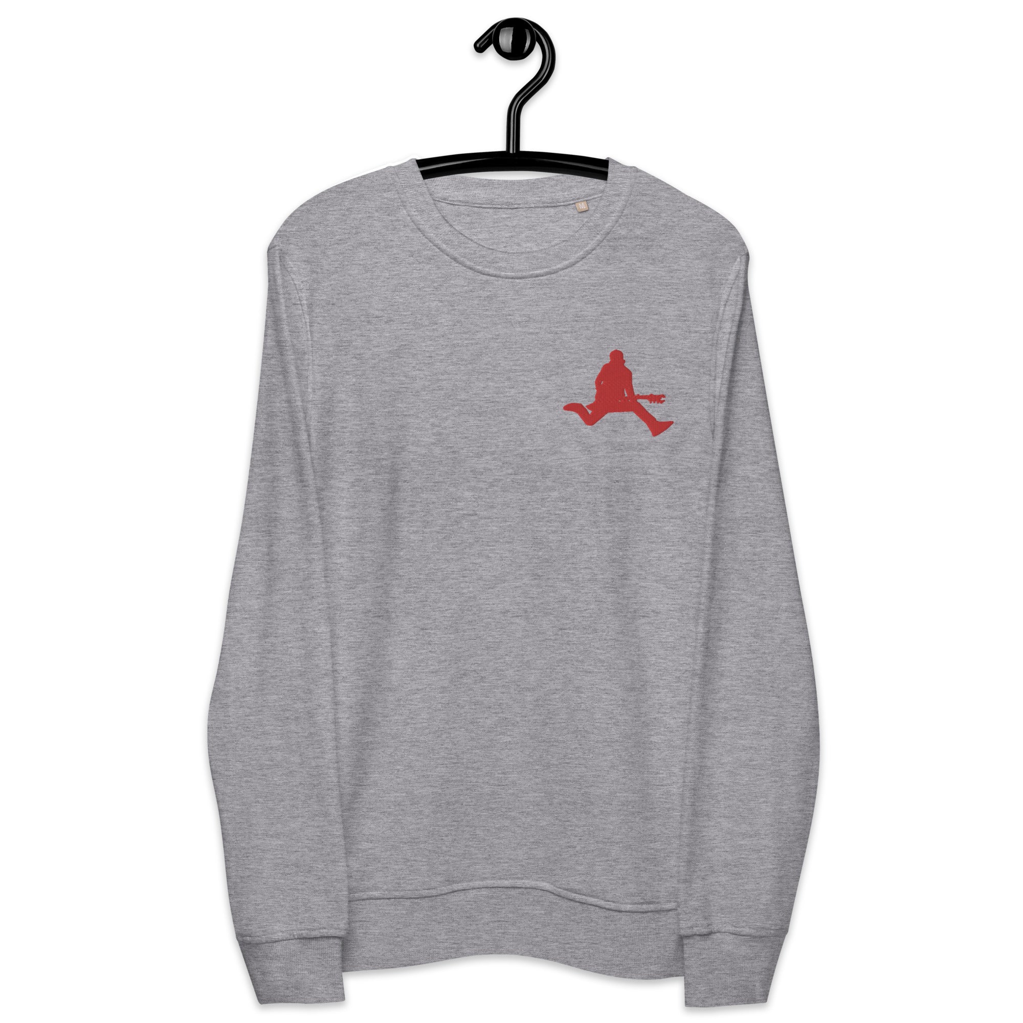 Very Simple Rock star Long Sleeve Modeluvin Simple design of a Rock n Rolline Guitar kick - Black and Red Revelations Season 1 MDLVN END OF YEAR