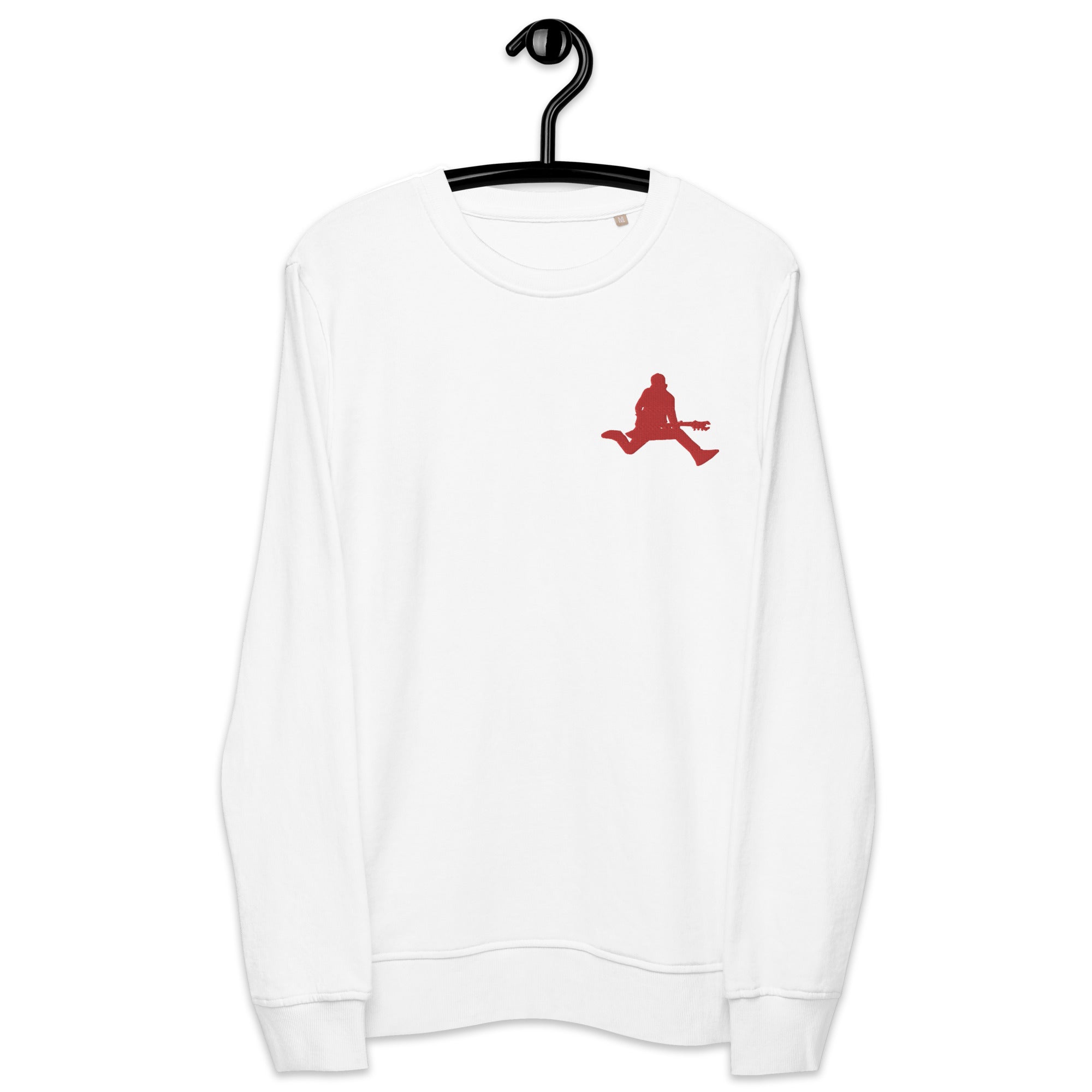 Very Simple Rock star Long Sleeve Modeluvin Simple design of a Rock n Rolline Guitar kick - Black and Red Revelations Season 1 MDLVN END OF YEAR