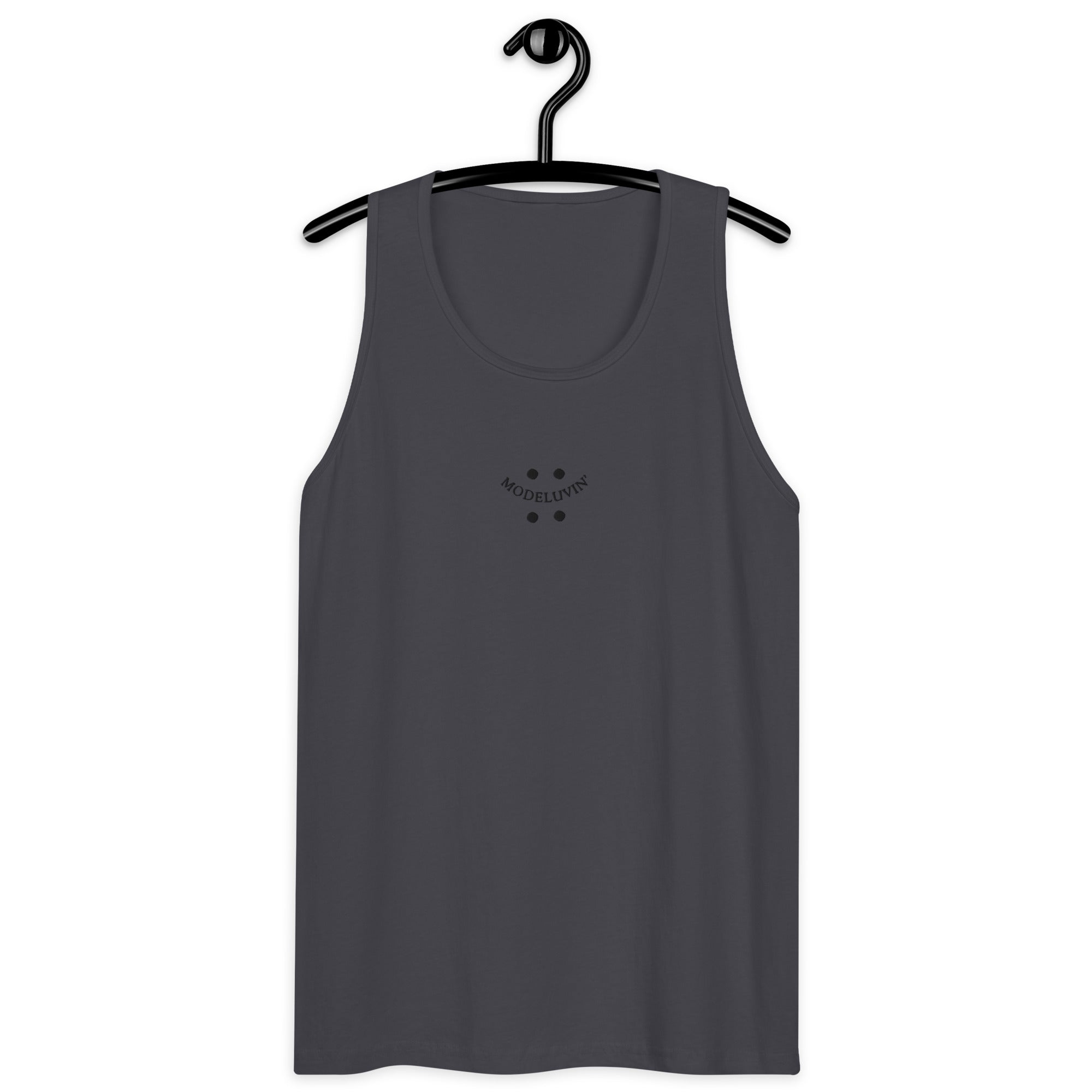Modeluvin's Premium to the G Gym, Unisex, Tank Top, Smiley Face design Szn 2