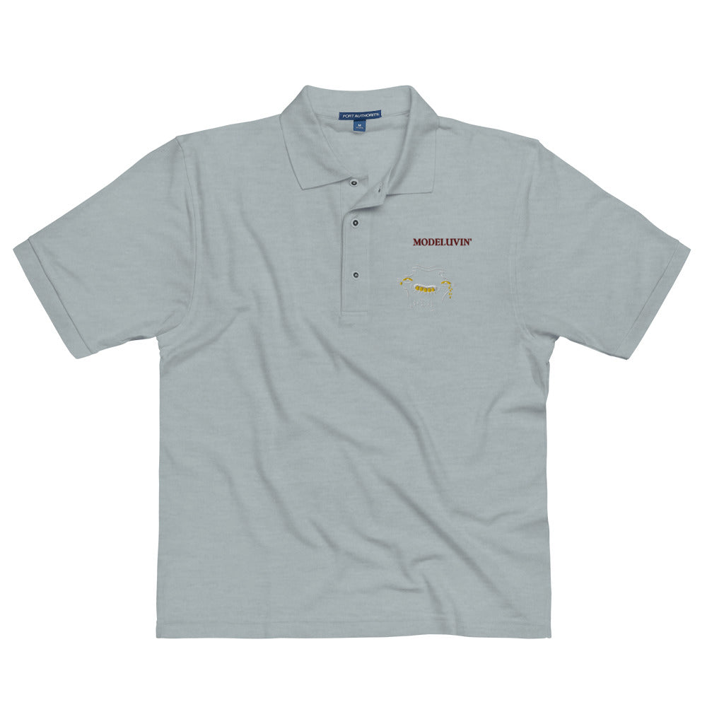 Unisexy Premium White Dead Tech Modeluvin' Polo