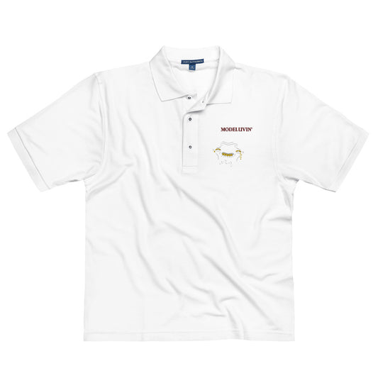 Unisexy Premium White Dead Tech Modeluvin' Polo