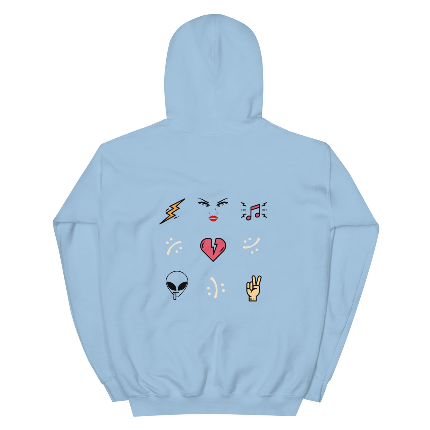 Rockin' Modeluvin' Collage Classy Unisex Hoodie