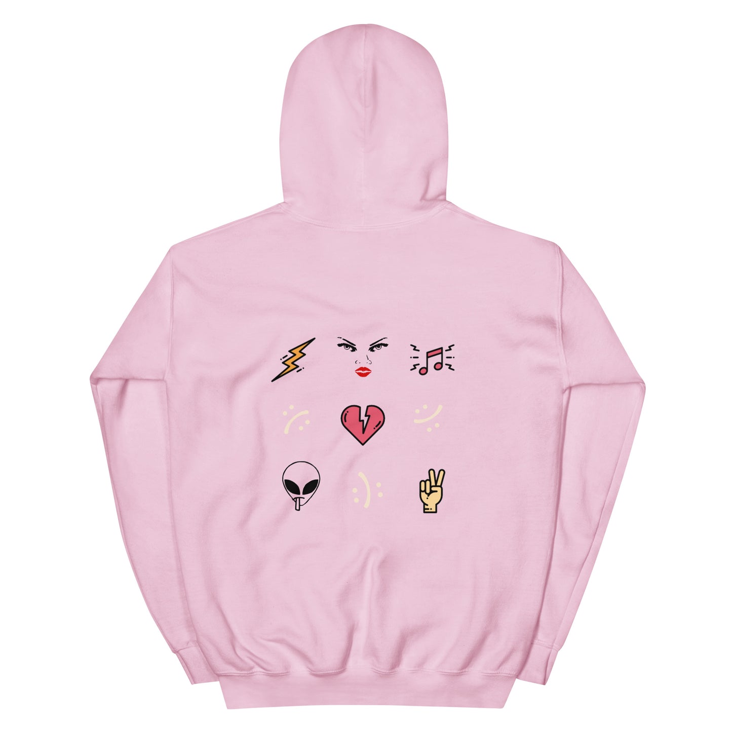 Rockin' Modeluvin' Collage Classy Unisex Hoodie