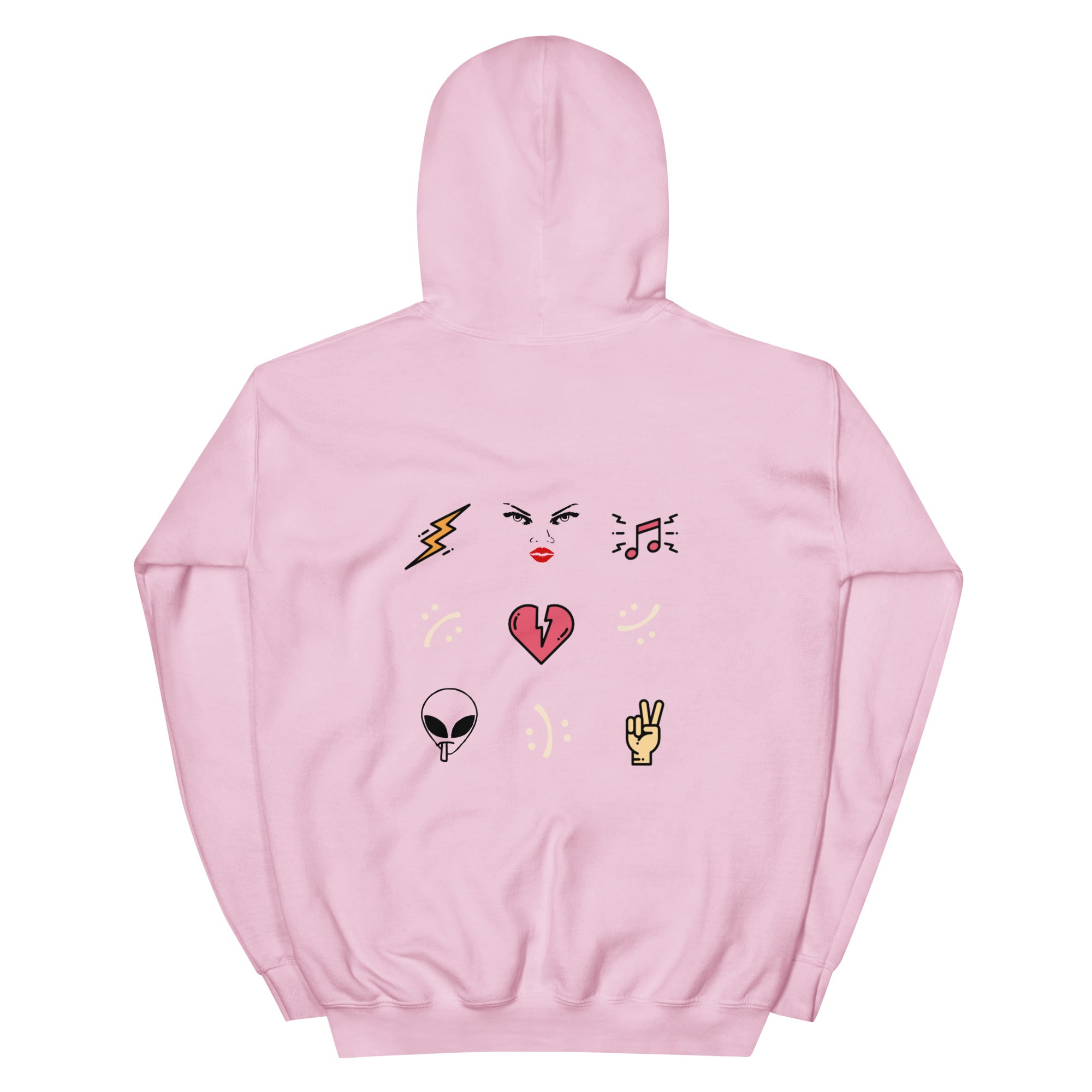 Rockin' Modeluvin' Collage Classy Unisex Hoodie