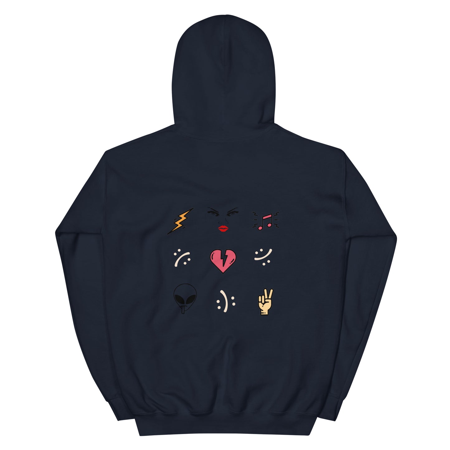 Rockin' Modeluvin' Collage Classy Unisex Hoodie