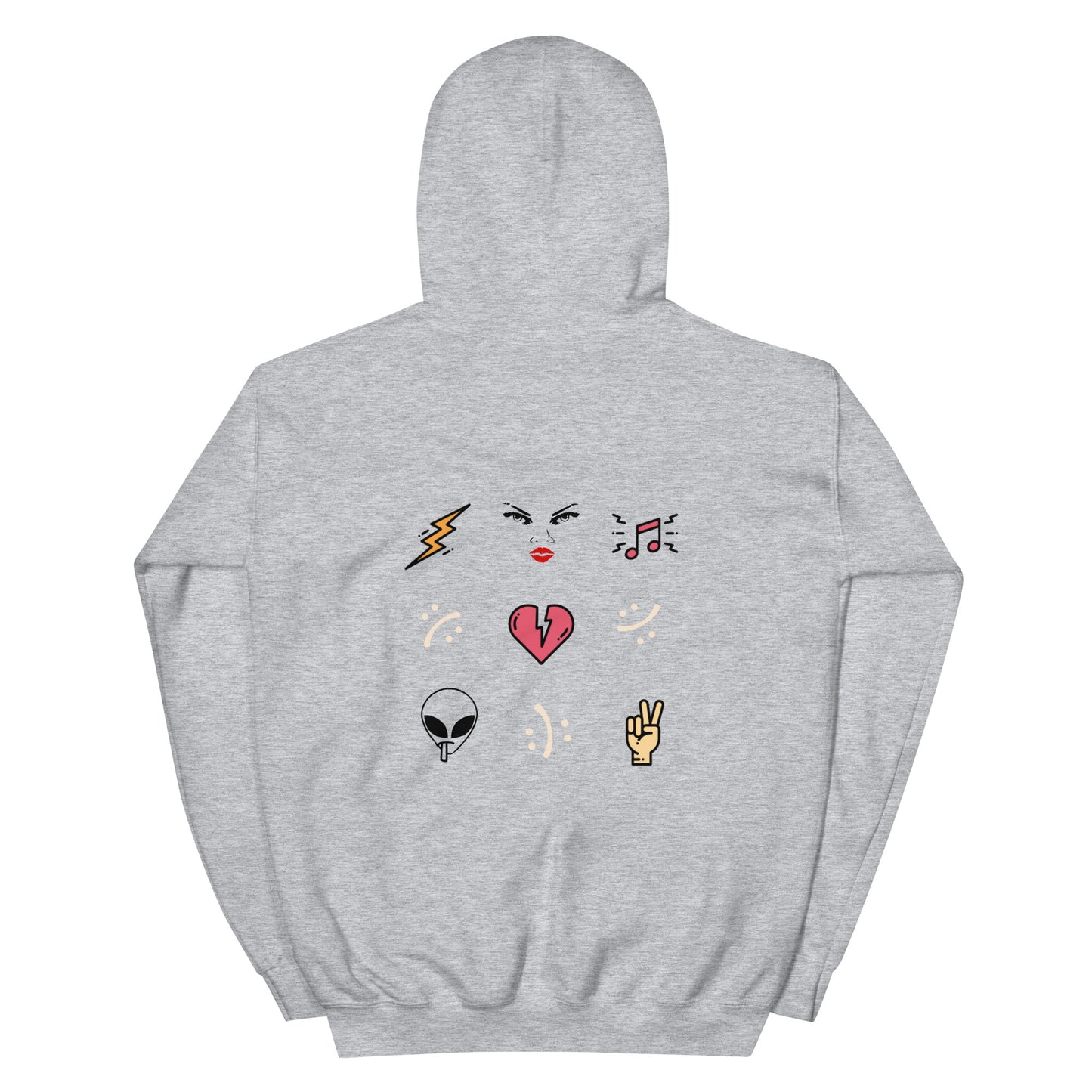 Rockin' Modeluvin' Collage Classy Unisex Hoodie