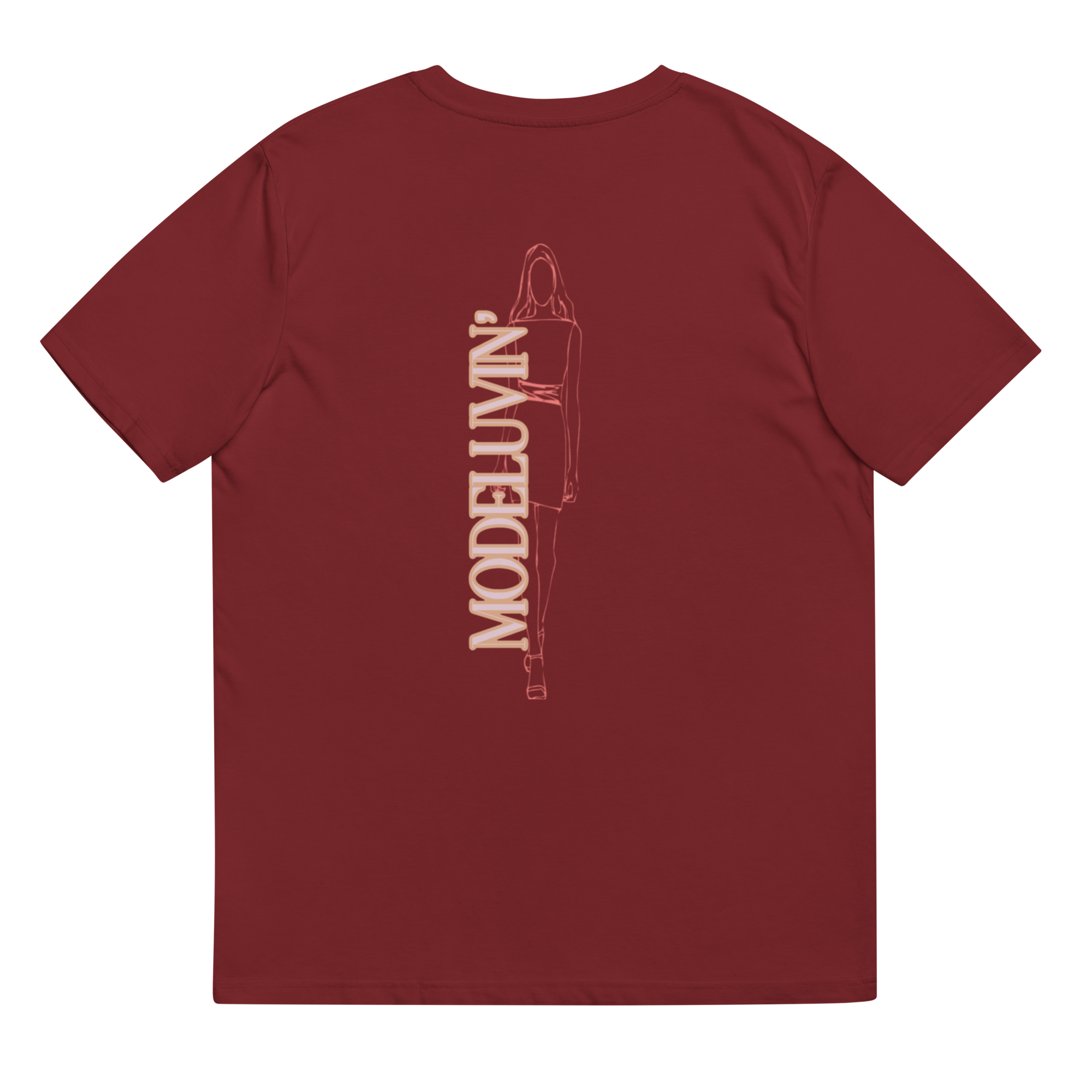 Smiley Face Up or Down you dont have to choose right now. be a model. keep your luv life model Luvr. Unisex organic cotton to Modeluvin' Eyes original design t-shirt