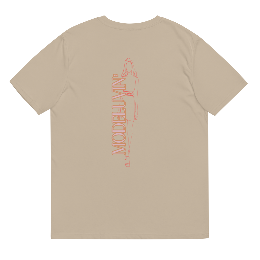 Smiley Face Up or Down you dont have to choose right now. be a model. keep your luv life model Luvr. Unisex organic cotton to Modeluvin' Eyes original design t-shirt