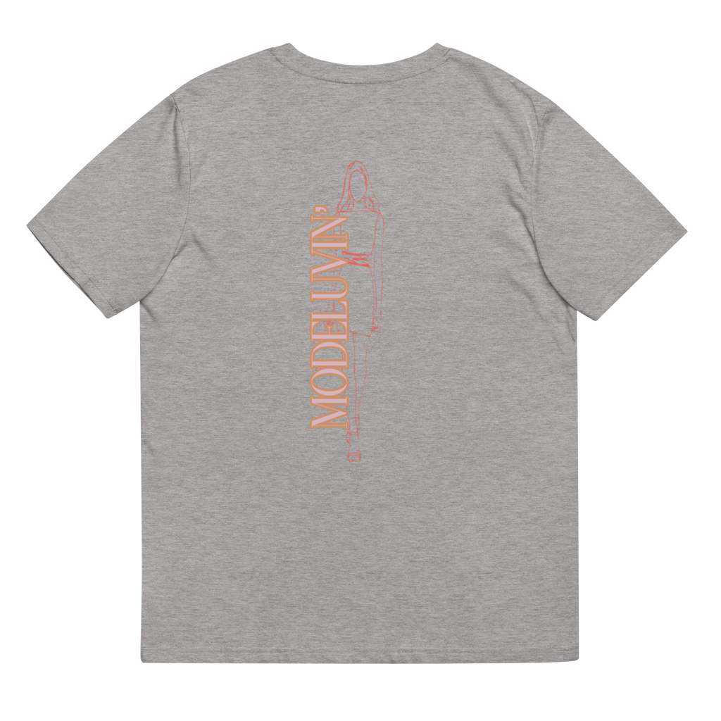 Smiley Face Up or Down you dont have to choose right now. be a model. keep your luv life model Luvr. Unisex organic cotton to Modeluvin' Eyes original design t-shirt
