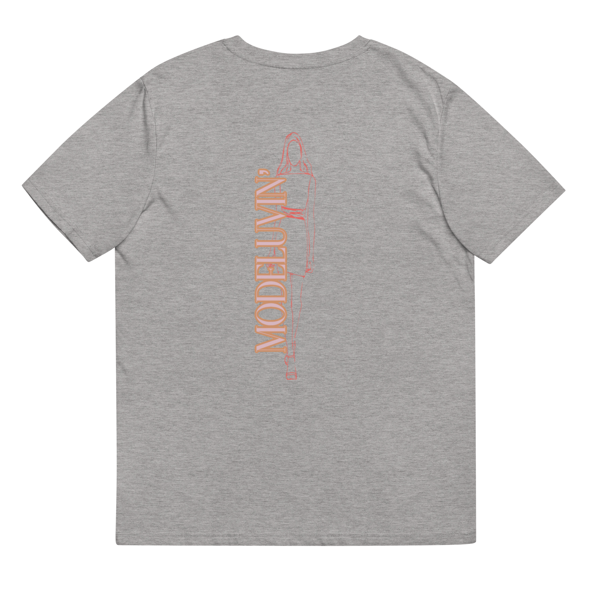 Smiley Face Up or Down you dont have to choose right now. be a model. keep your luv life model Luvr. Unisex organic cotton to Modeluvin' Eyes original design t-shirt