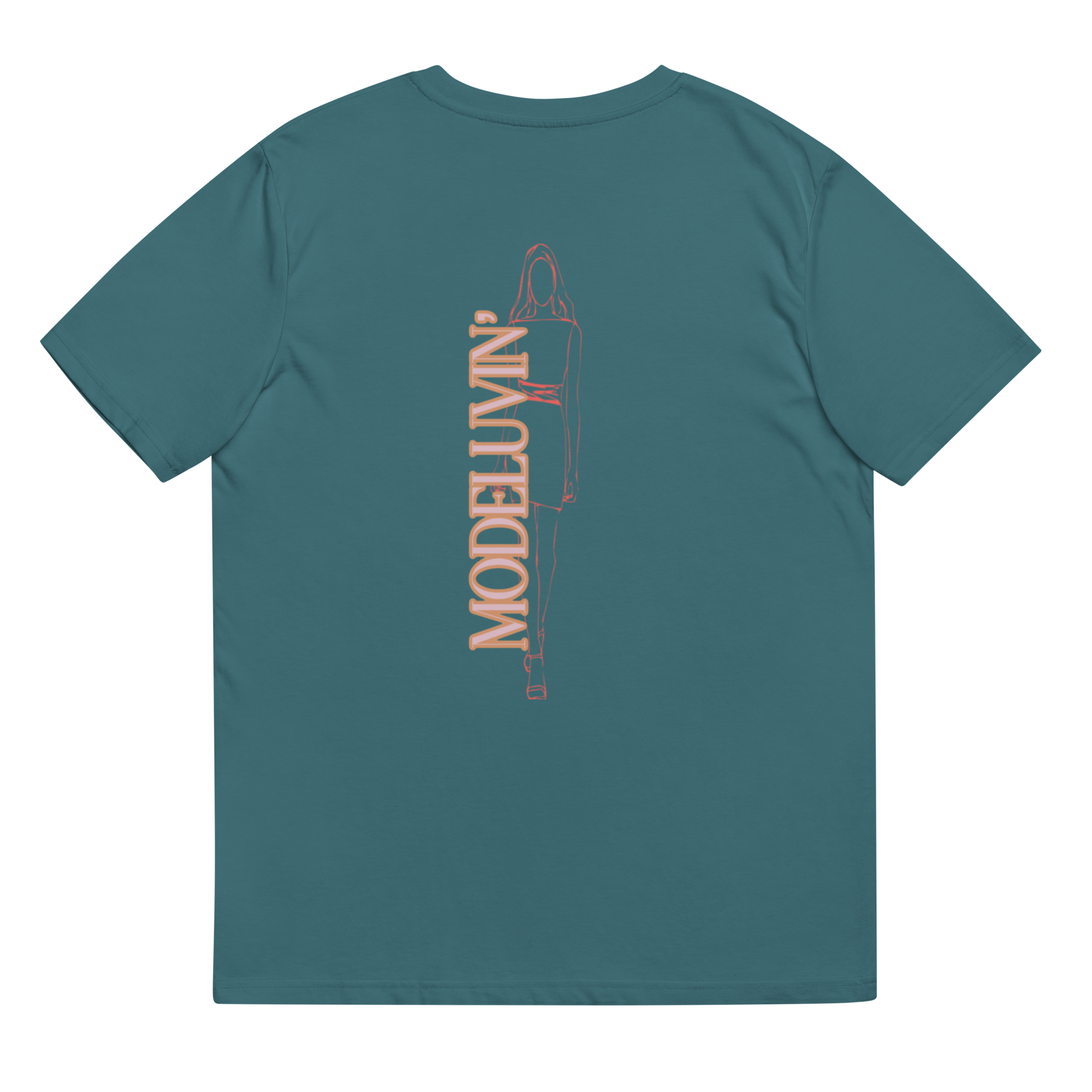 Smiley Face Up or Down you dont have to choose right now. be a model. keep your luv life model Luvr. Unisex organic cotton to Modeluvin' Eyes original design t-shirt